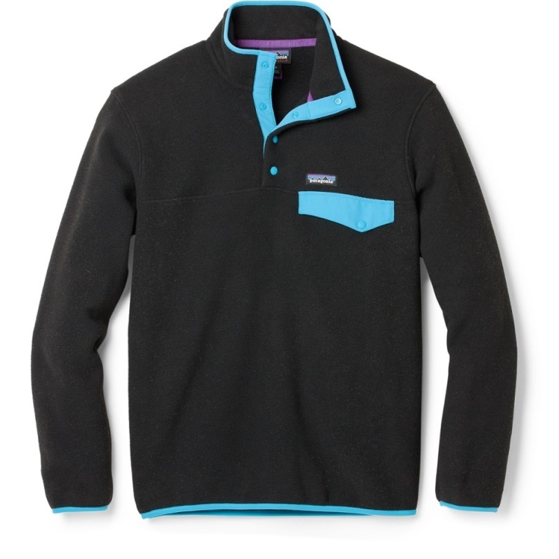 Rei Coop Black Patagonia Leichter Synchilla Snap-t Fleecepullover Herren
