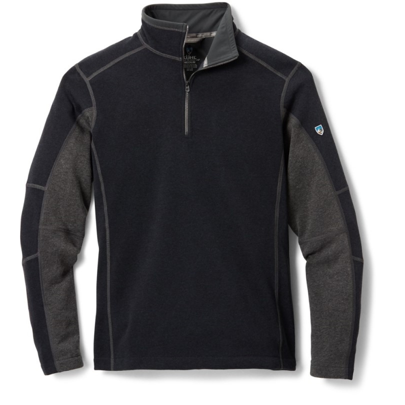 Kuhl Revel Fleece-pullover Mit Viertelreißverschluss Herren Rei Coop Blau