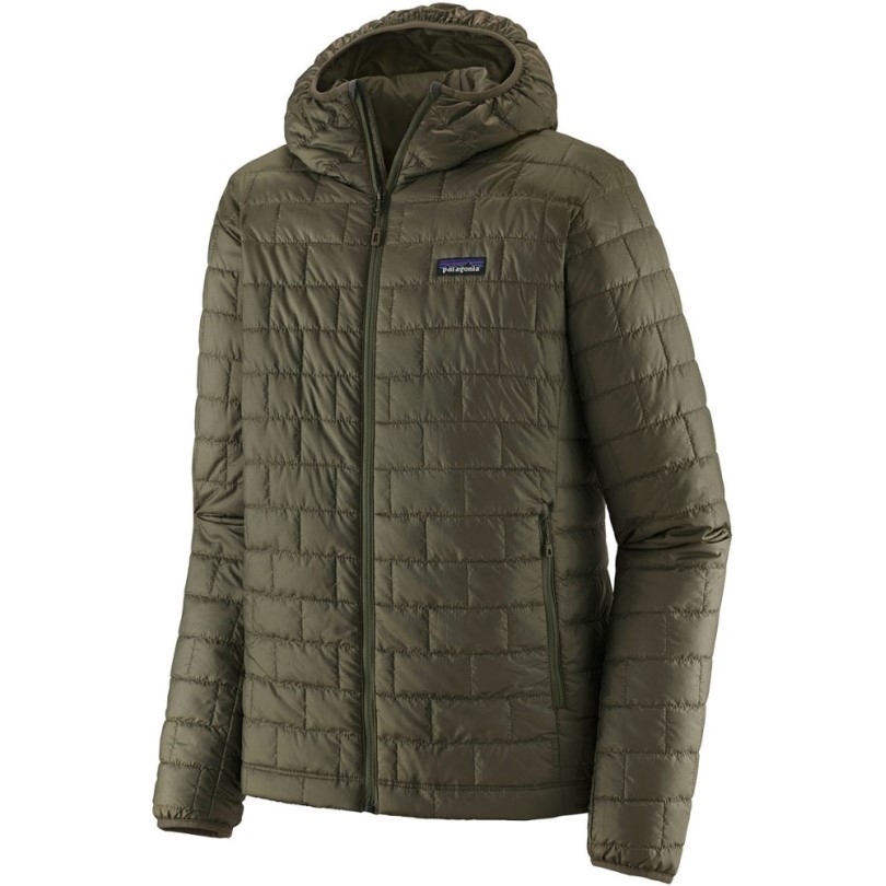 Grün Rei Co-op Patagonia Nano Puff Isolierter Hoodie Herren