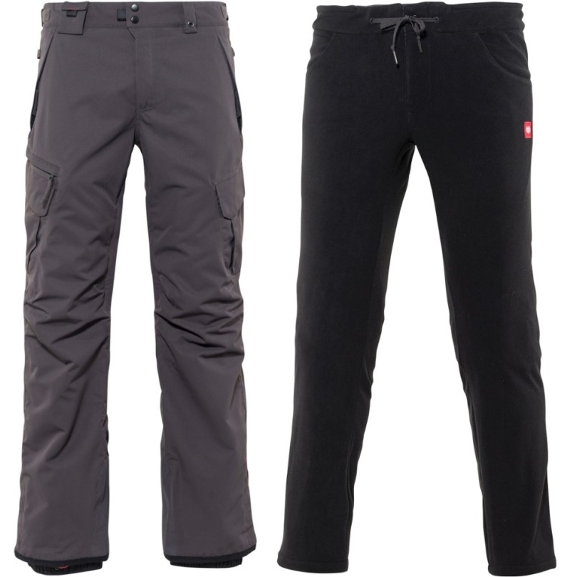 686 Smarty 3-in-1-Cargo-Schneehose Herren Charcoal Rei Co-op