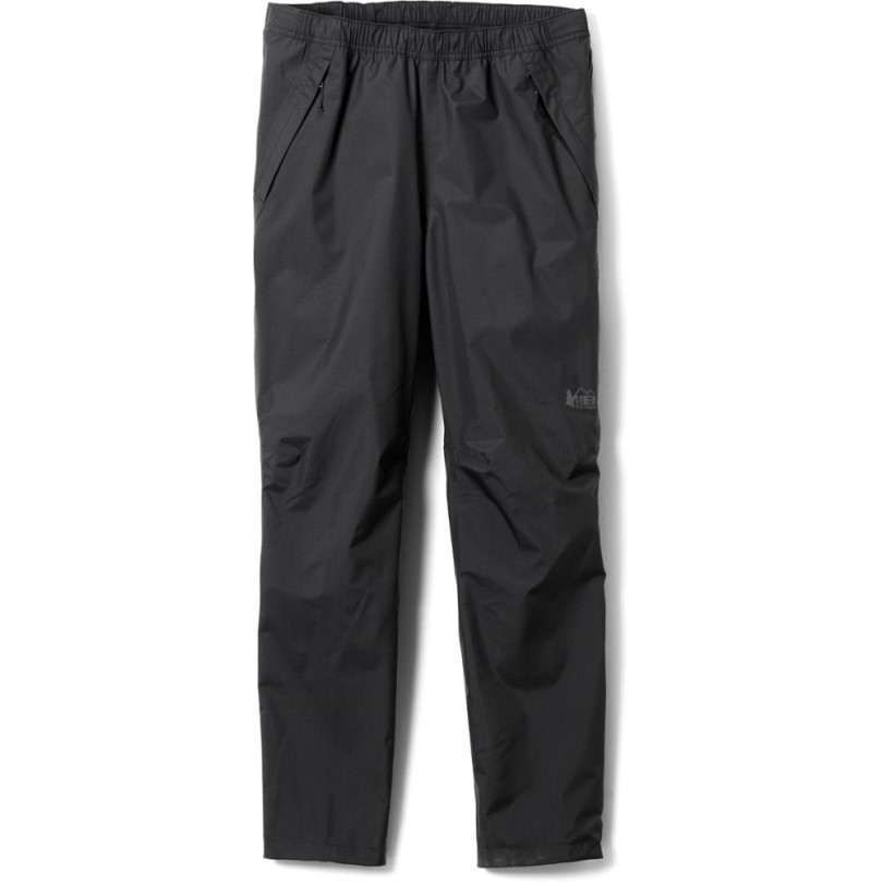 Schwarze Rei Coop Rainier Regenhose Mit Durchgehendem Reißverschluss Herren
