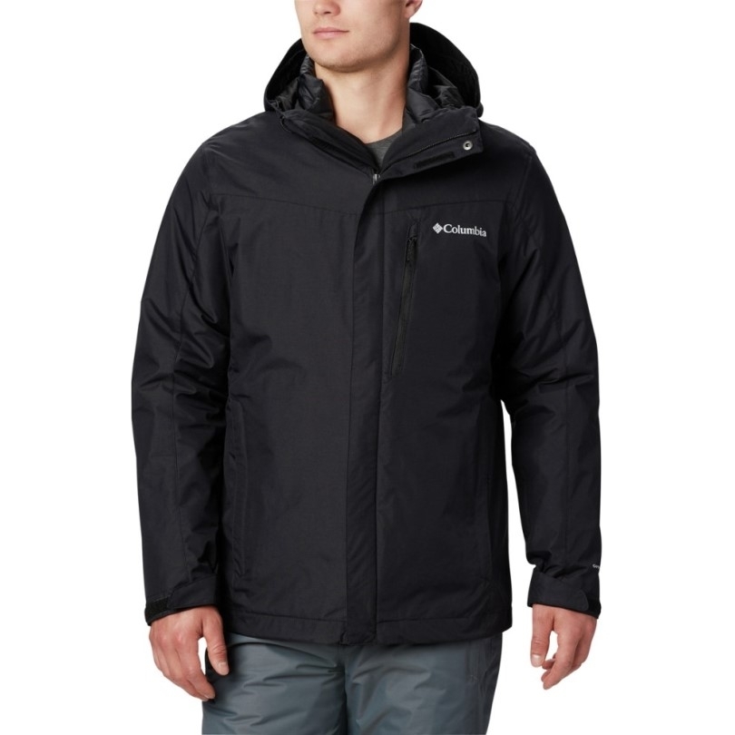 Black Columbia Whirlibird Iv Interchange 3-in-1-jacke Herren Große Und Große Größen Rei Coop