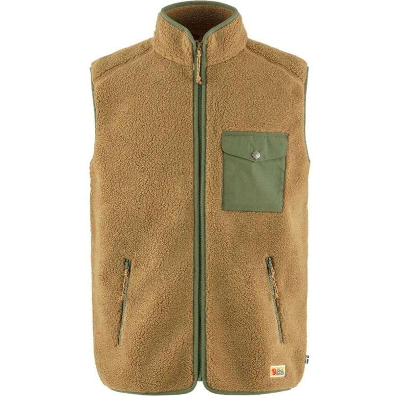 Fjällräven Vardag Pelzfleeceweste Herren Braun Rei Coop