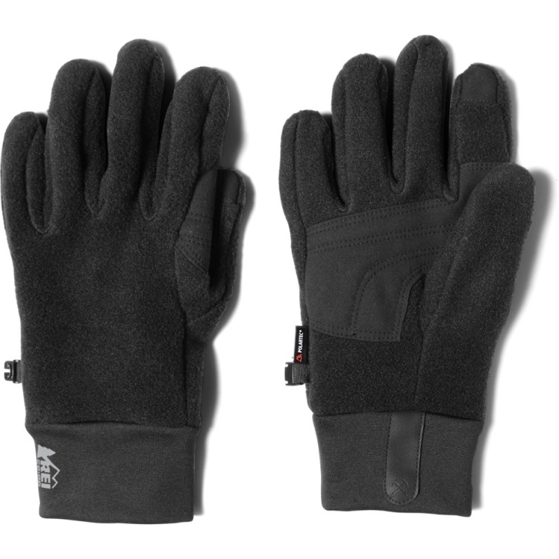 Schwarze Rei Coop Fleece-handschuhe Herren