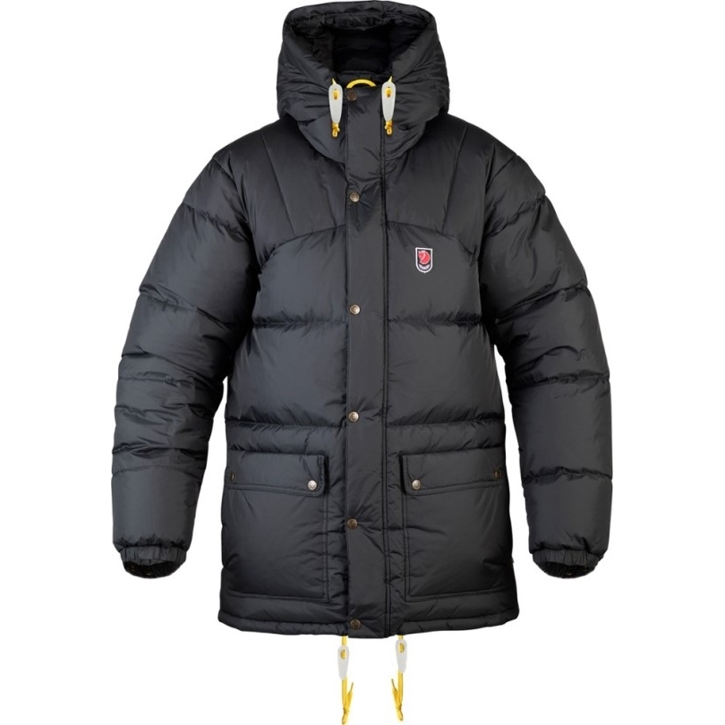 Fjällräven Expedition Daunenjacke Herren Rei Coop Schwarz