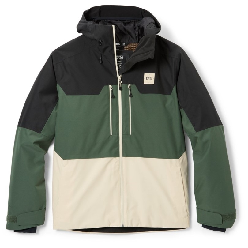 Green Rei Coopbild Organische Kleidung Objekt Isolierte Jacke Männer