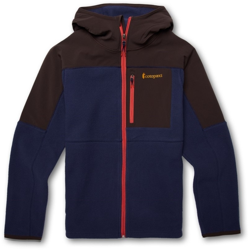 Cotopaxi Abrazo Kapuzen-fleecejacke Mit Durchgehendem Reißverschluss Herren Rei Coop Cavern-maritime