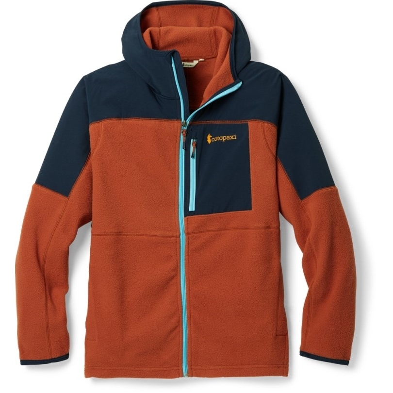 Cotopaxi Abrazo Kapuzen-fleecejacke Mit Durchgehendem Reißverschluss Herren Maritime Spice Rei Co-op