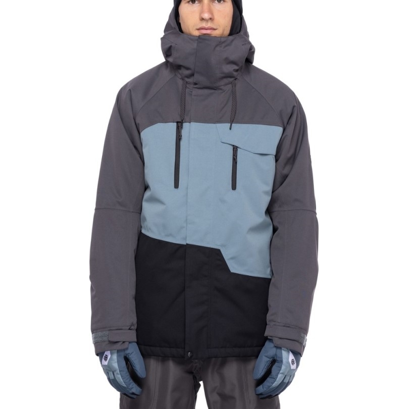 Charcoal Colorblock 686 Geoisolationsjacke Herren Rei Coop