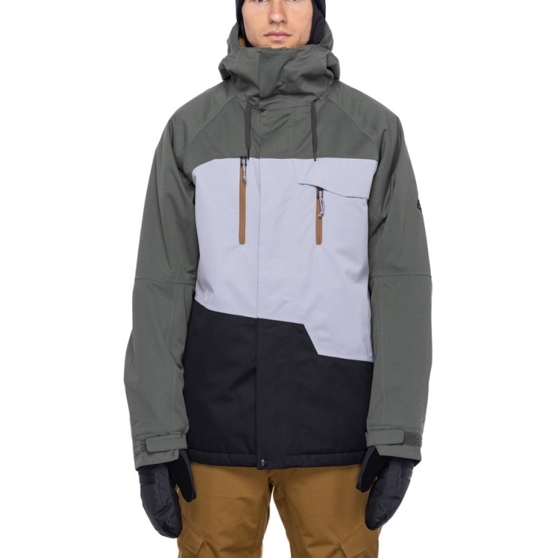 686 Geo Isolierte Jacke Herren Rei Coop Grün