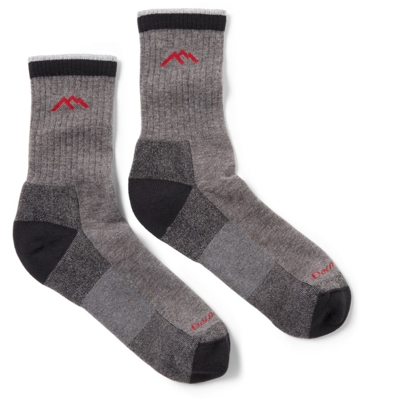 Grau-schwarz Rei Coop Verflixt Harte Coolmax Hiker Micro Crew Kissen Socken Herren