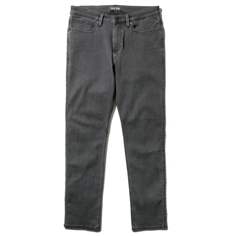 Duer Performance Denim Relaxed Fit Tapered Jeans Herren Grau Rei Coop