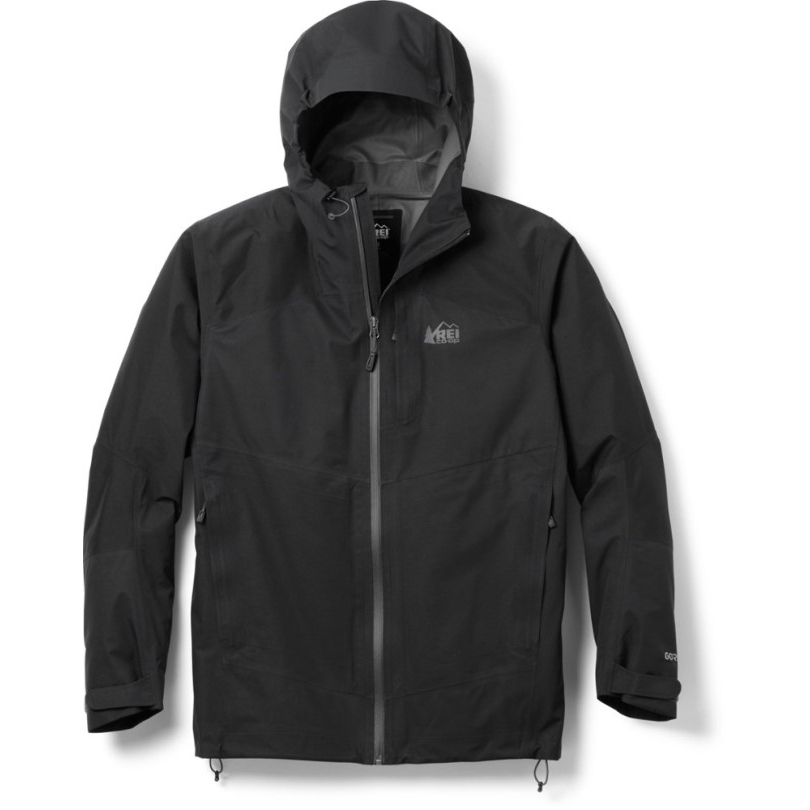 Schwarze Rei Coop Xerodry Gtx Jacke Herren Große Größen