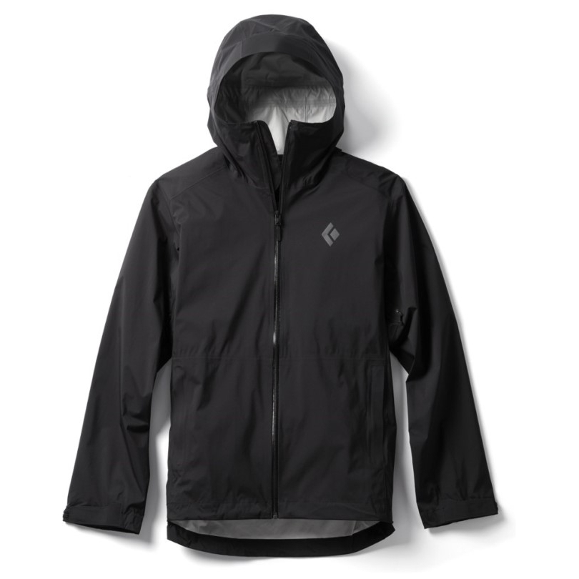 Black Diamond Stormline Stretch Regenshell Herren Rei Coop Schwarz