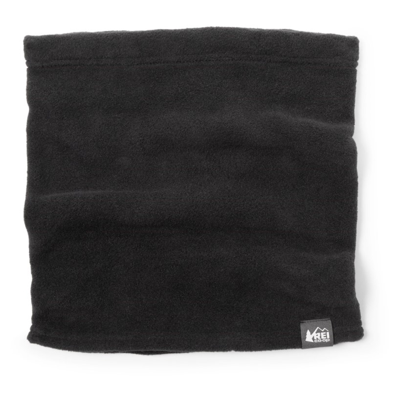 Schwarzer Halswärmer Aus Polartec-Fleece Von Rei Coop