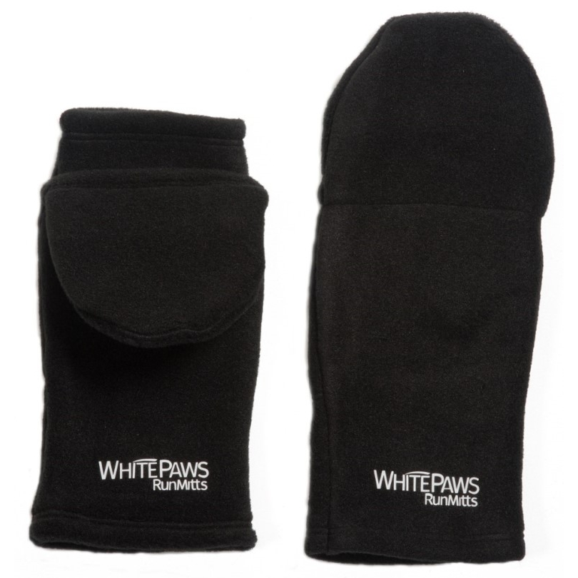 Schwarz Whitepaws Runmitts Doppelte Veloursfleecefäustlinge Rei Coop