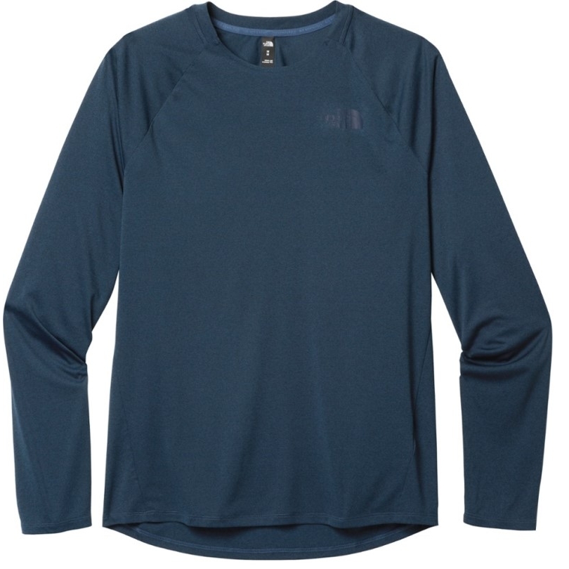 The North Face Ea Big Pine Langarm-rundhals-t-shirt Herren Blau Rei Coop