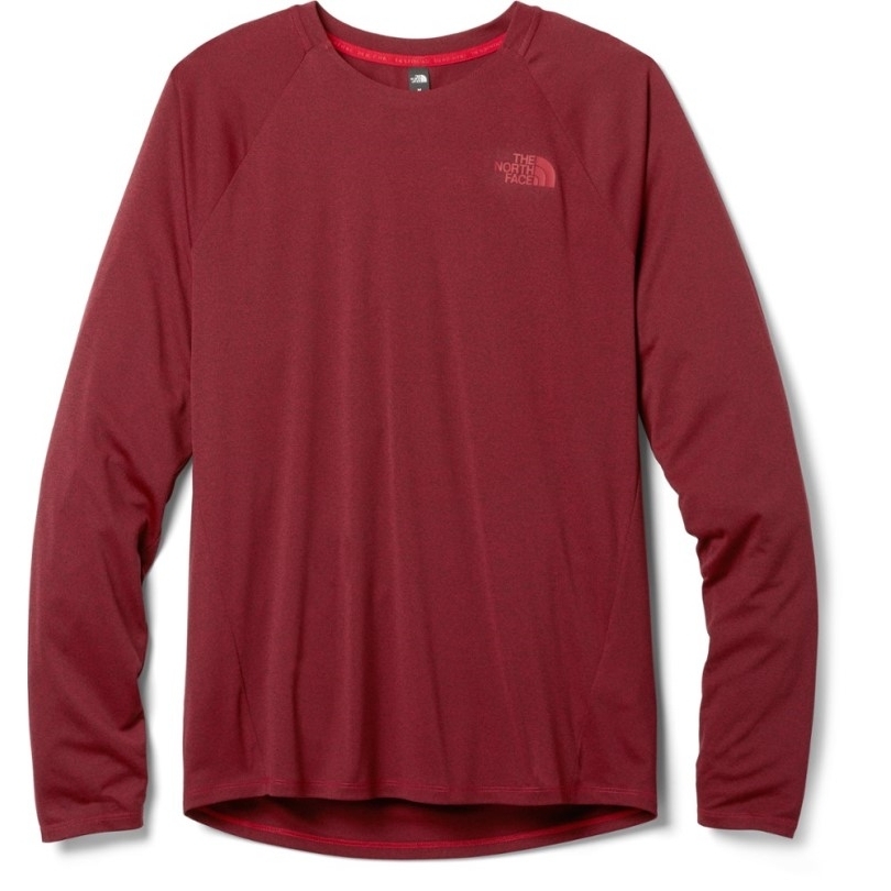 Rei Coop Red The North Face Ea Big Pine Langarm-rundhals-t-shirt Herren