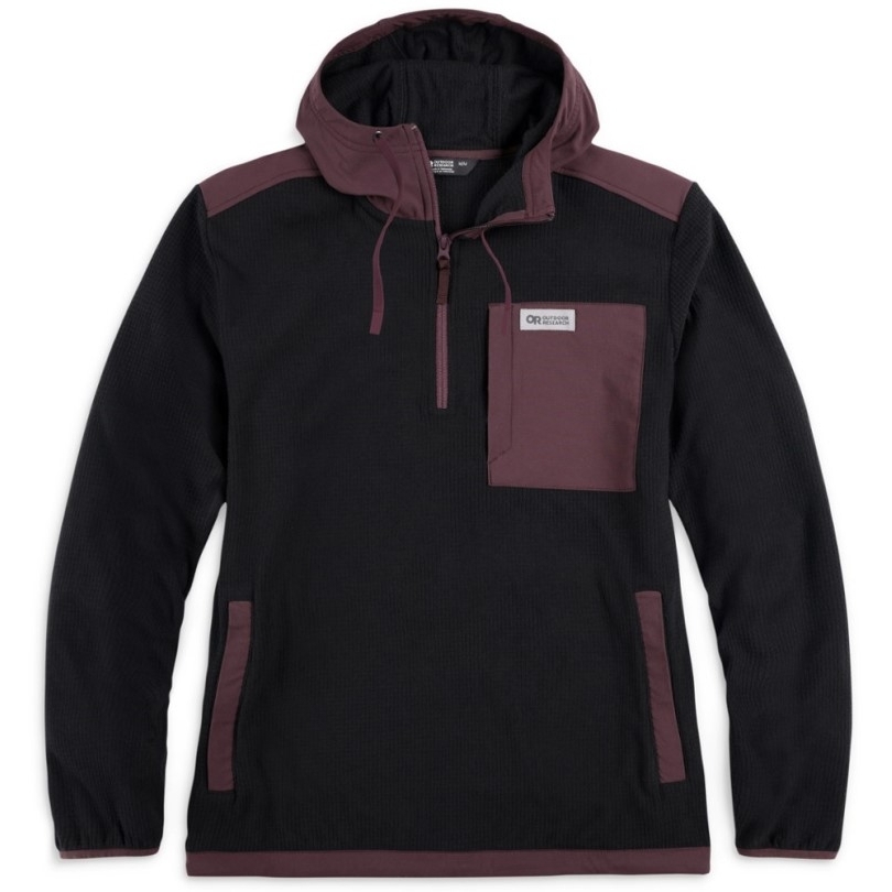Black-elk Rei Coop Outdoor Research Trail Mix Fleece Pullover Hoodie Herren