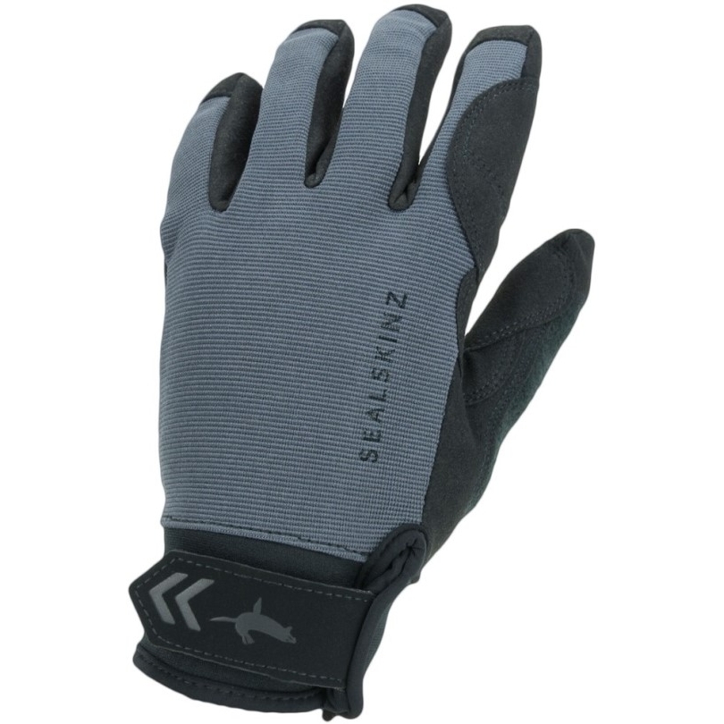 Graue Rei Coop Sealskinz Wasserdichte Allwetterhandschuhe