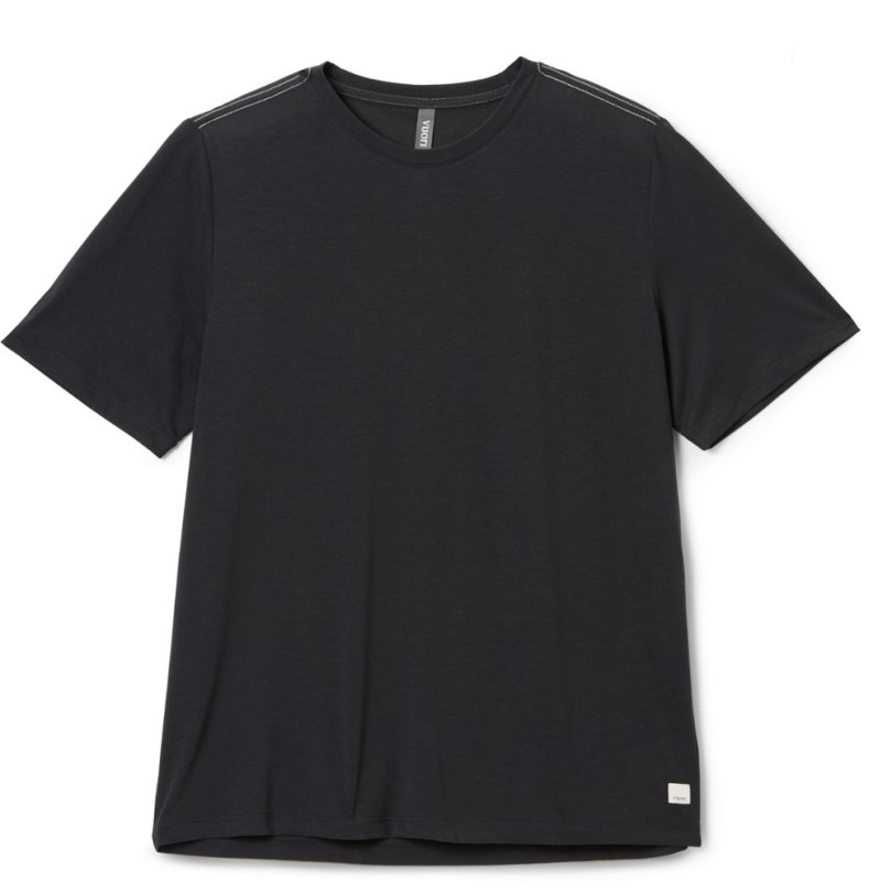 Schwarzes Rei Coop Vuori Aktuelles Tech T-shirt Herren