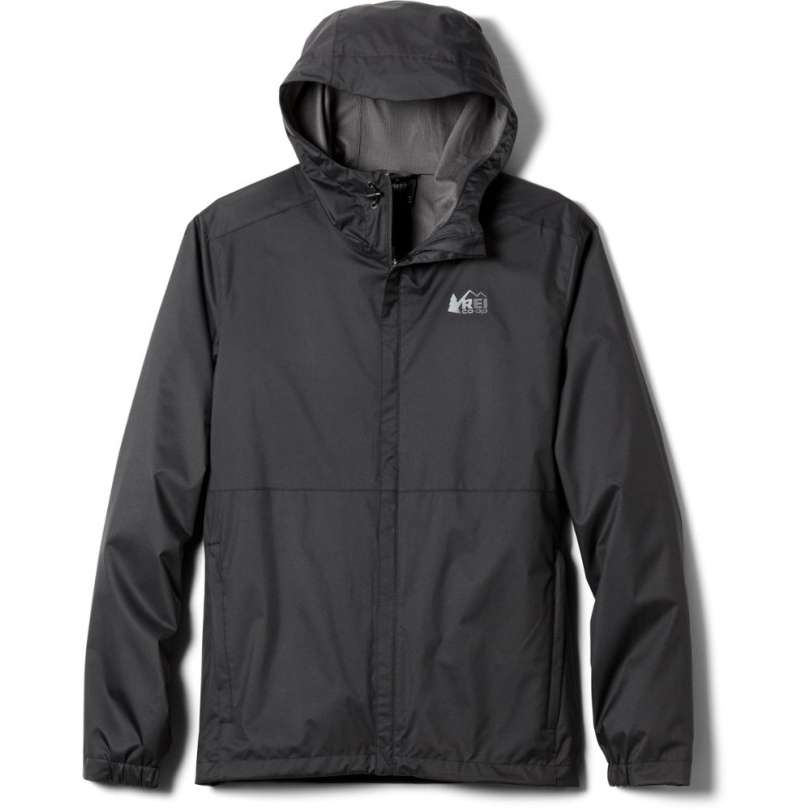 Schwarze Rei Coop Groundbreaker Regenjacke 2.0 Herren Große Größen