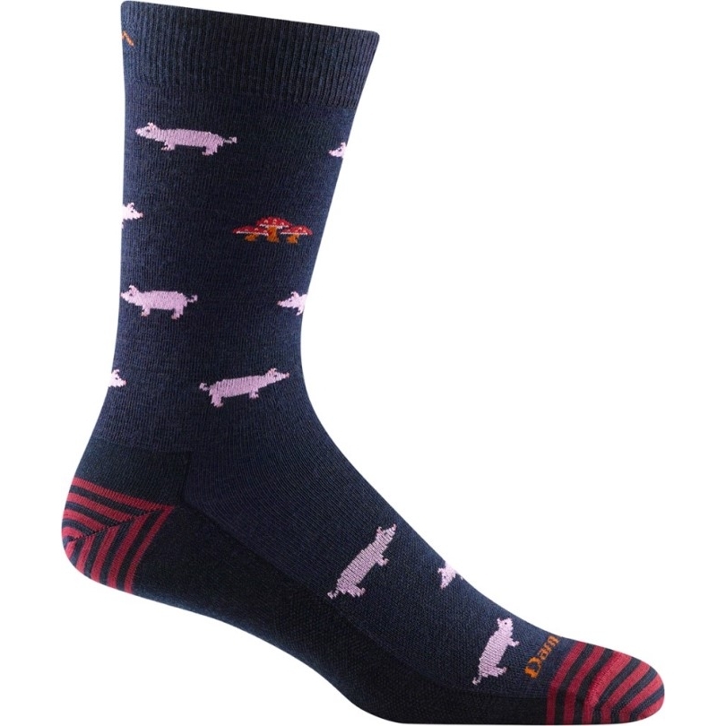 Darn Tough Truffle Hog Crew Midweight Lifestyle Socken Herren Navy Rei Co-op