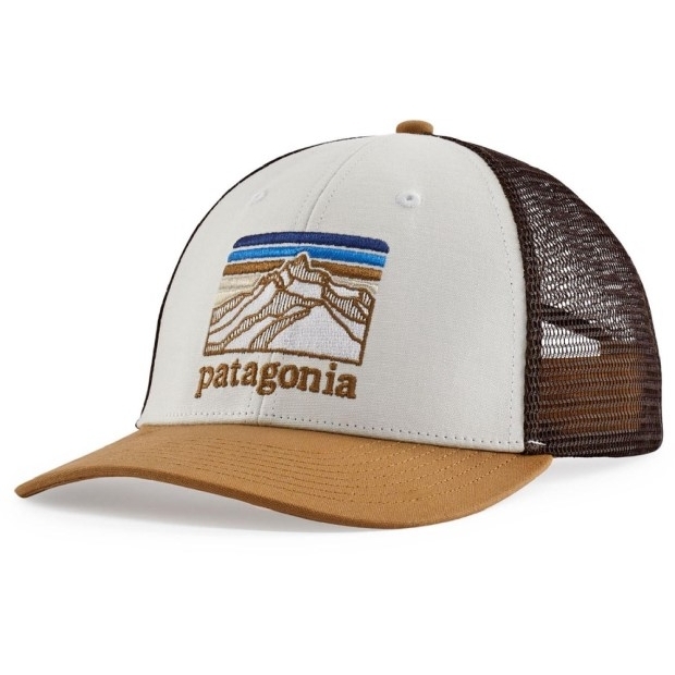 Patagonia Line Logo Ridge Lopro Trucker Hat Rei Coop Weiß