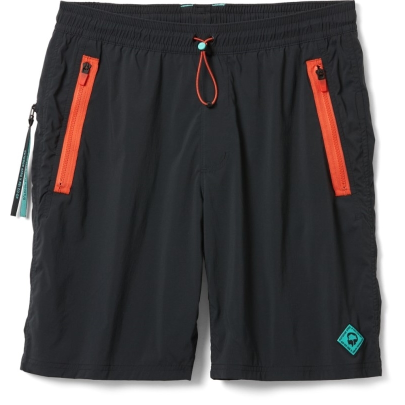 Schwarze Outdoor-Afro-Rei-Co-op-Trail-Shorts Für Herren