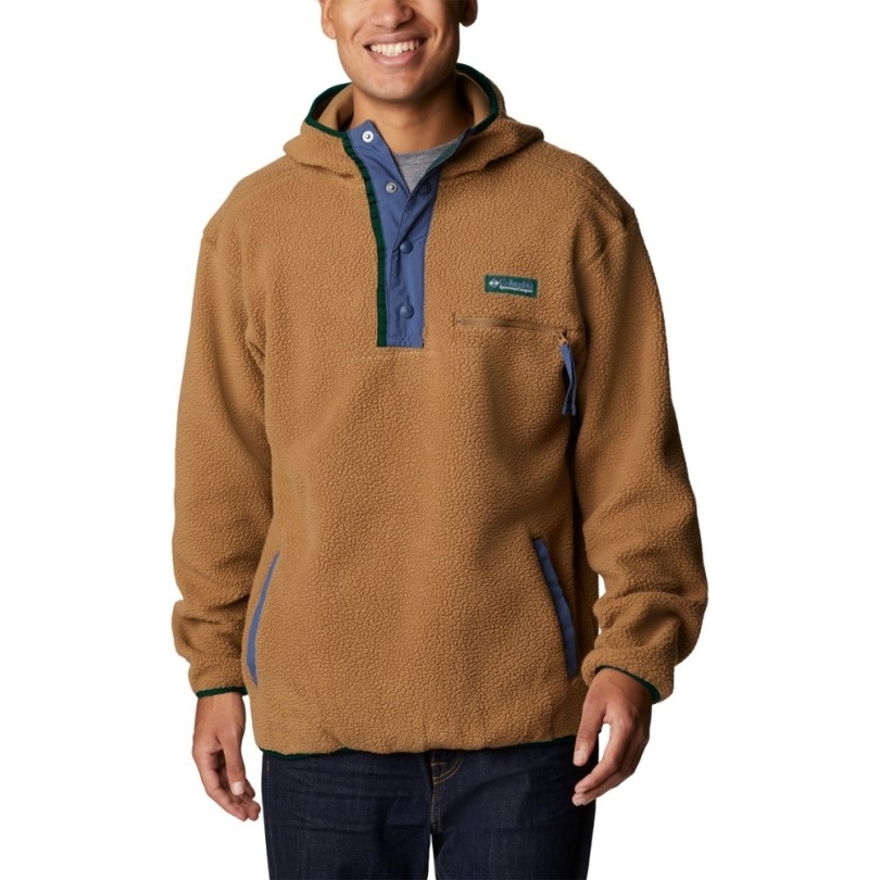 Columbia Helvetia Fleece-hoodie Herren Delta Rei Co-op