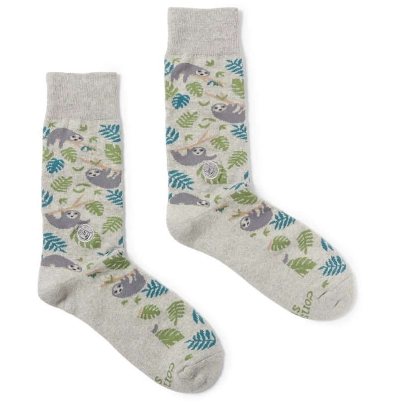 Bewusste Schritt Socken, Die Faultiere Schützen Grau Rei Coop