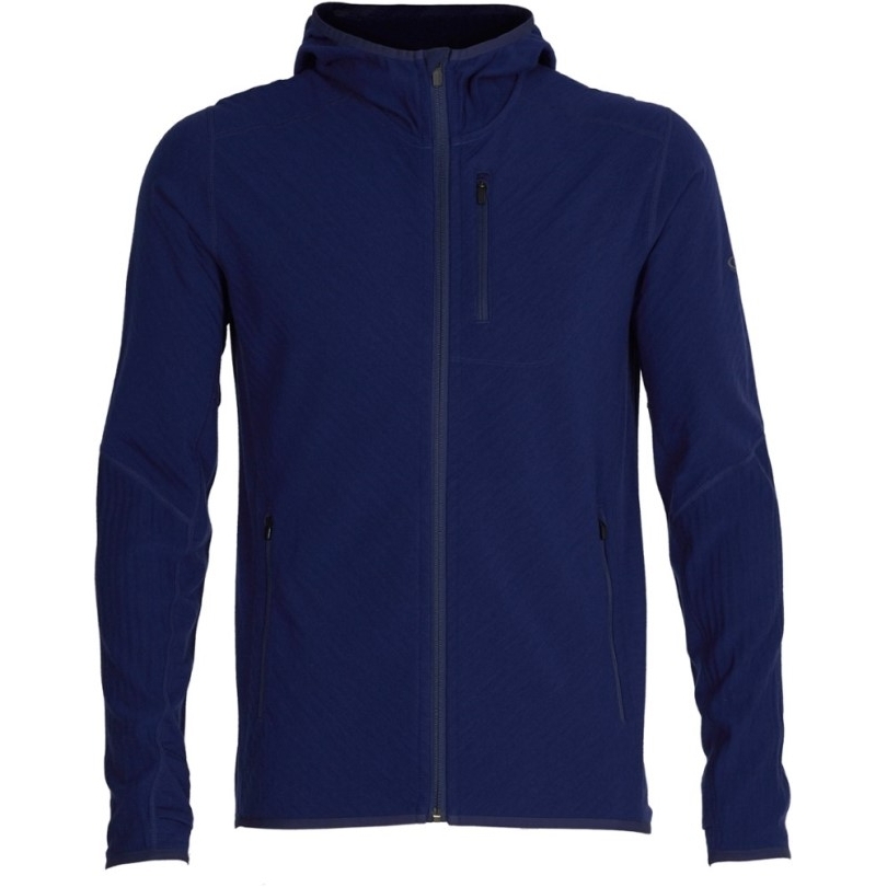 Rei Co-op Icebreaker Descender Langarm-Reißverschluss-Fleece-Hoodie Herren Navy