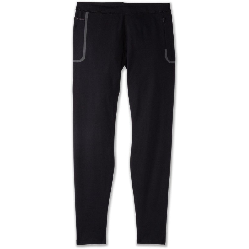 Schwarz Rei Coop Brooks Momentum Thermostrumpfhose Herren