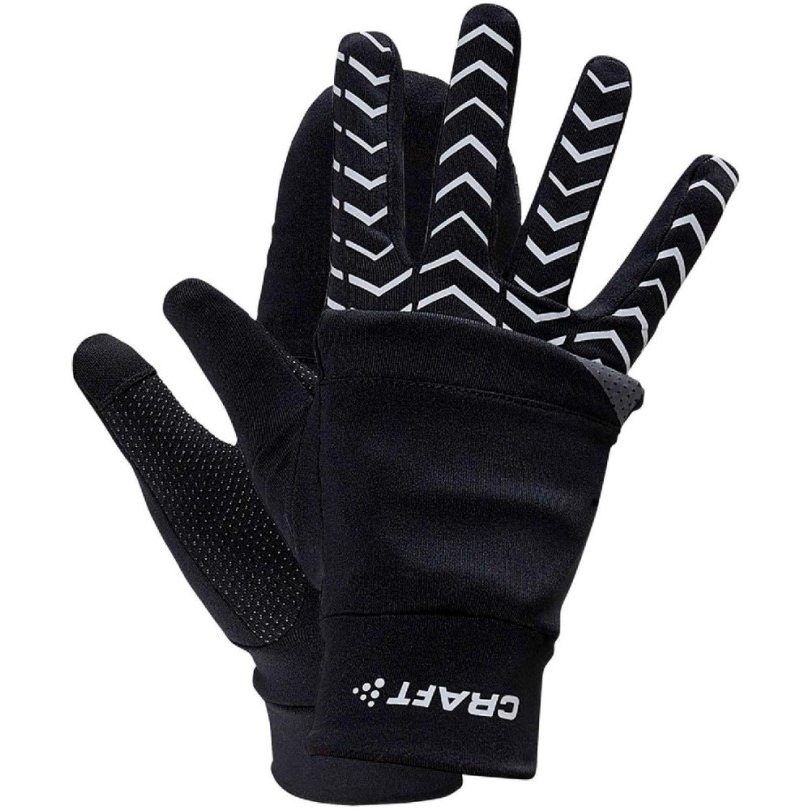Schwarze Rei Coop Craft Adv Lumen Fleece-hybridhandschuhe