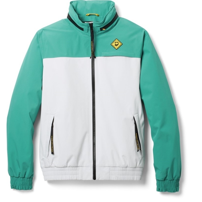 Weiße Outdoor Afro Rei Coop Shell Jacke Herren