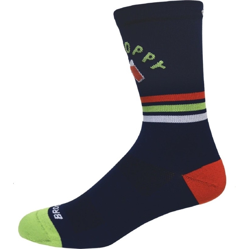 Marineblaue Rei Coop Brooks Tempo Gestrickte In Crew-socken