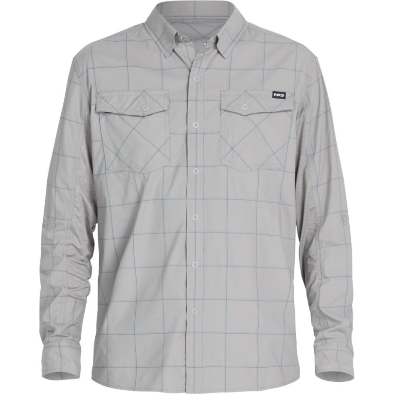 Sharkskin Plaid Rei Coop Nrs Langarm Guide Shirt Herren