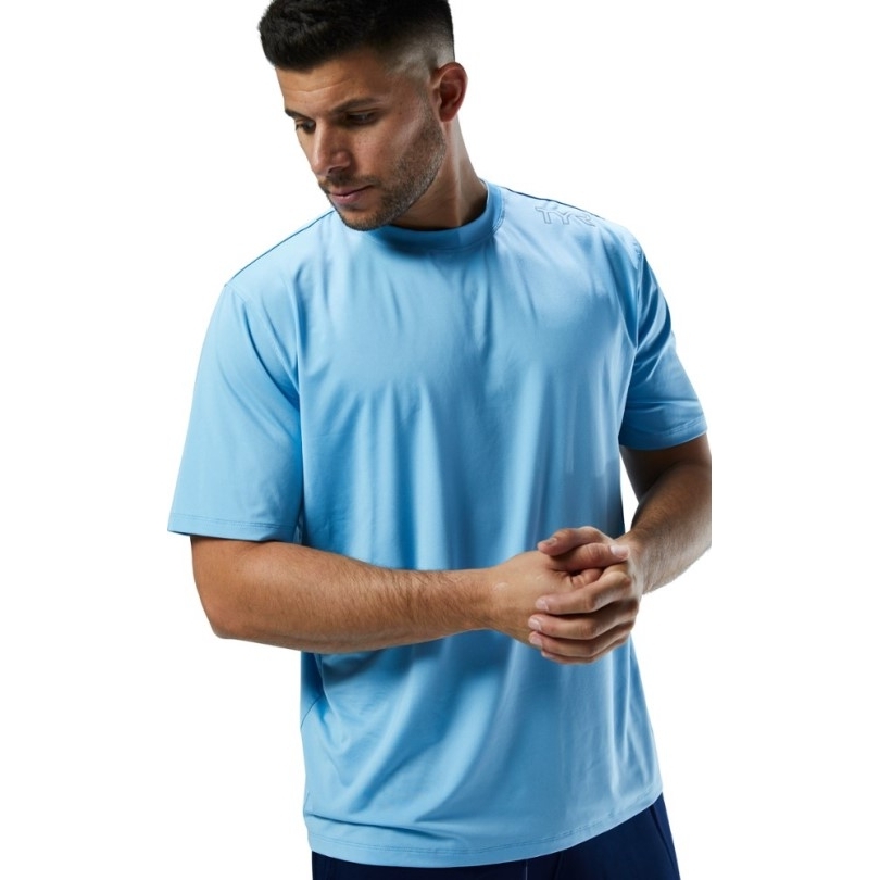 Tyr Sundefense Hemd Herren Blau Rei Coop
