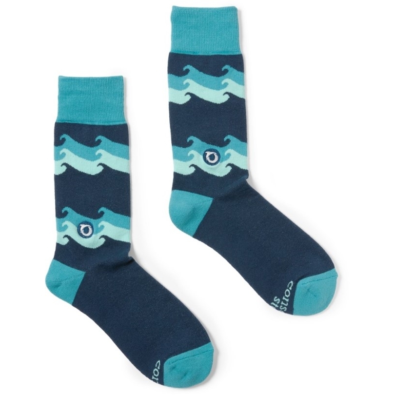 Socken Für Bewusste Schritte, Die Oceans Blue Rei Co-op Schützen