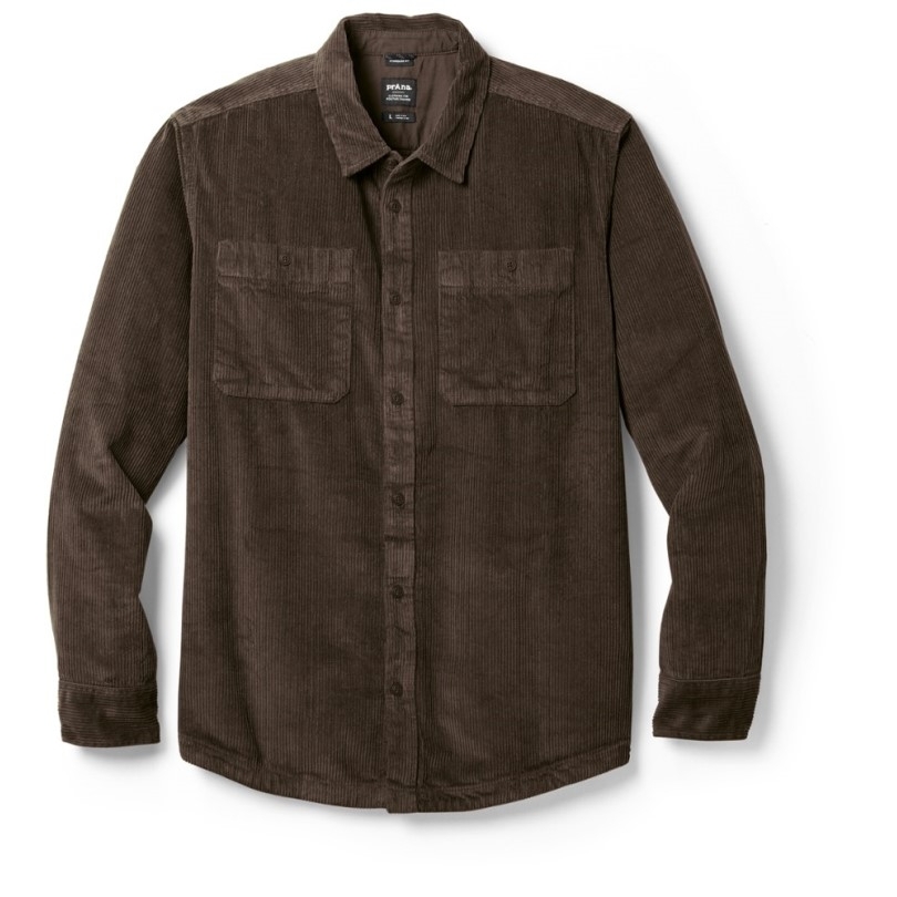 Prana Ridgecrest Langarmhemd Herren Rei Coop Eichenfass
