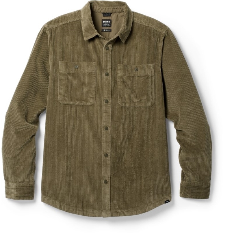 Prana Ridgecrest Langarmshirt Herren Grün Rei Coop