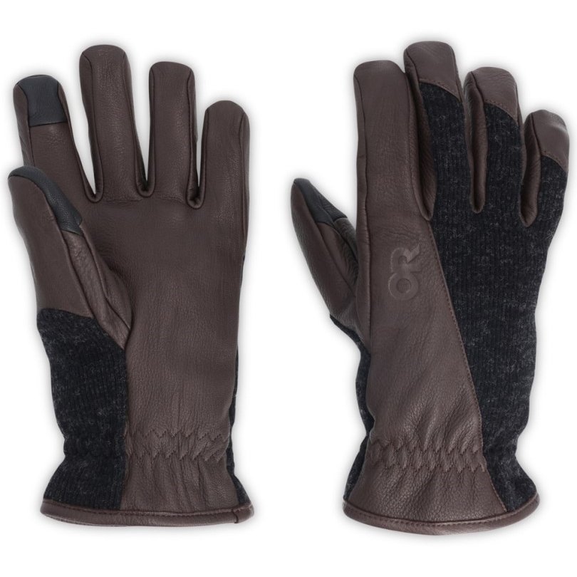 Outdoor Research Merino Arbeitshandschuhe Rei Coop Schokolade