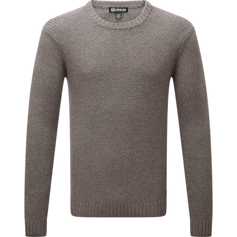 Sherpa Adventure Gear Rajen Textur Rundhalspullover Herren Rei Coop Grau