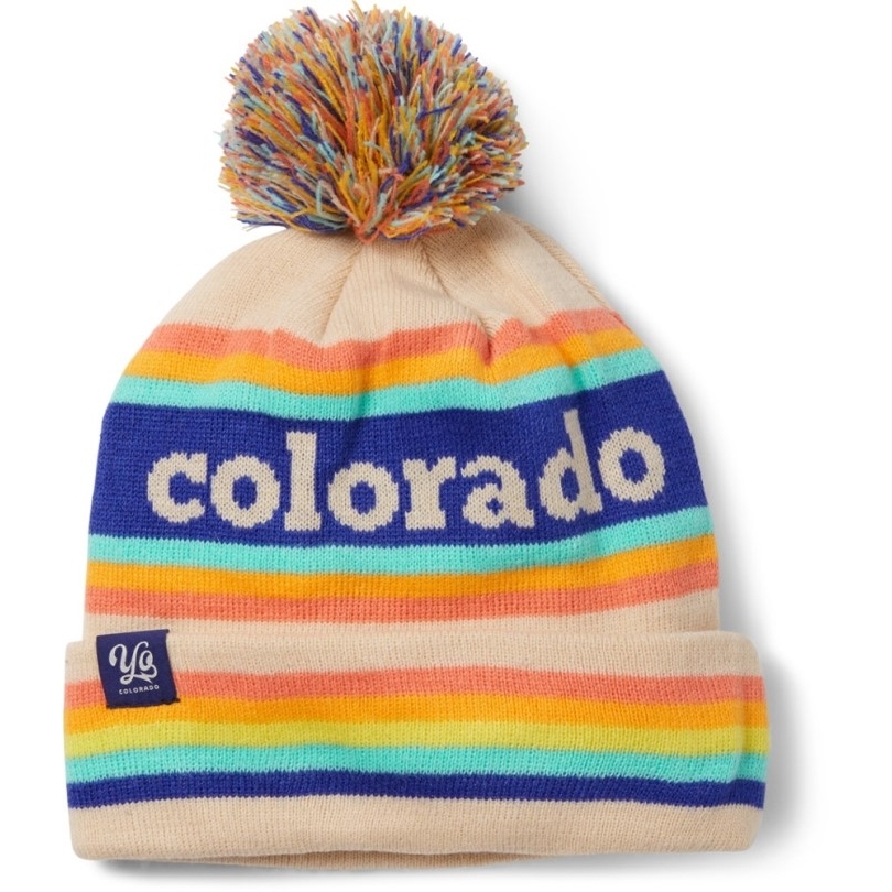 Creme Yocolorado Niji Mountain Bommelmütze Rei Coop