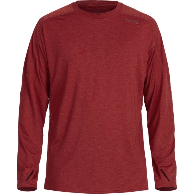 Nrs H2core Silkweight Langarmhemd Herren Vino Rei Co-op