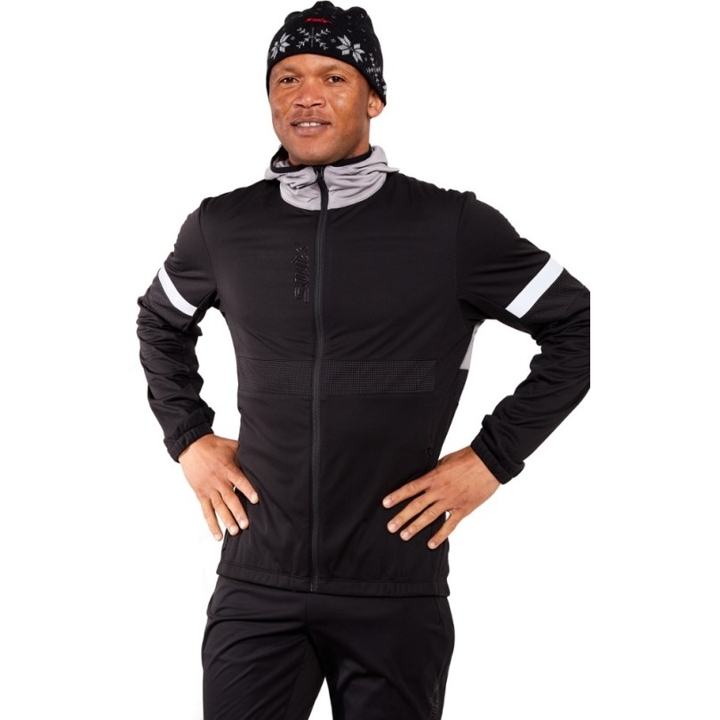 Schwarze Swix Nybo Full-zip Jacke Herren Rei Coop