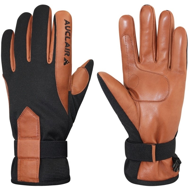 Schwarze Rei Coop Auclair Lillehammer Handschuhe Herren
