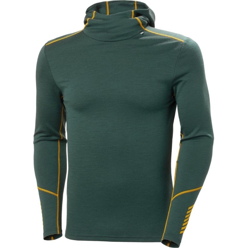 Helly Hansen Lifa Merino Midweight Base Layer Hoodie Men Darkest Spruce Rei Coop