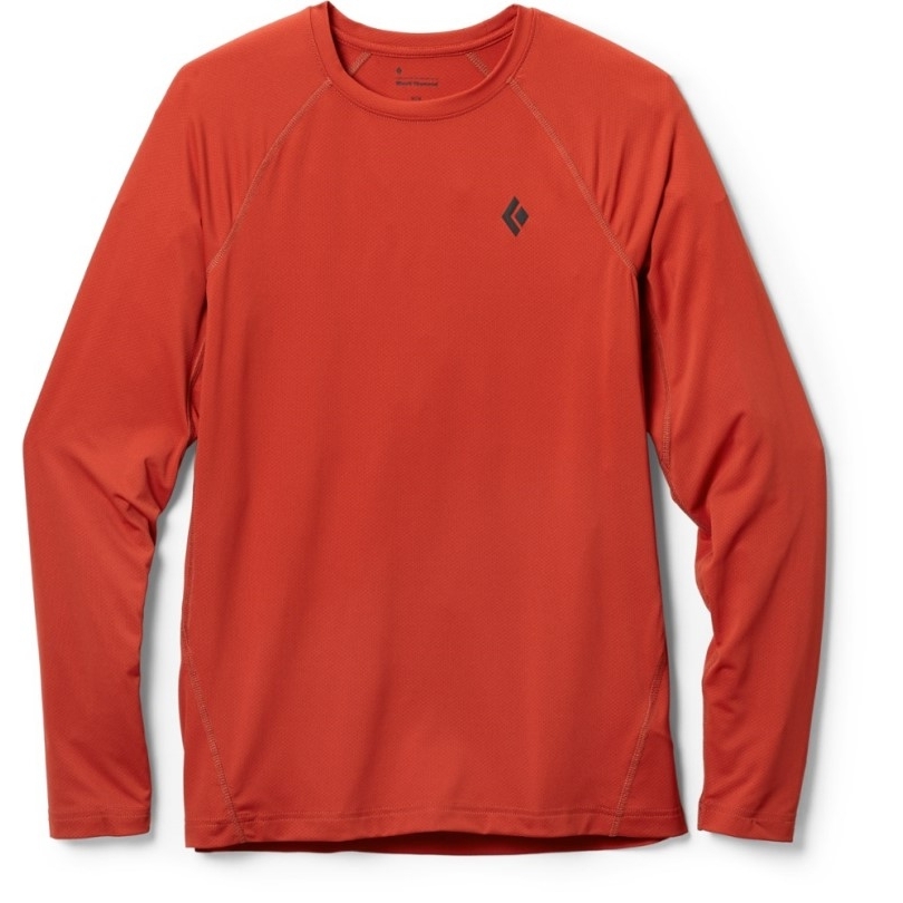Red Rock Rei Coop Black Diamond Alpenglow Langärmliges Crew-Shirt Herren