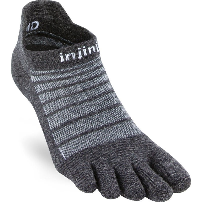 Injinji Run Leichte No-show Wollsocken Schiefer Rei Coop